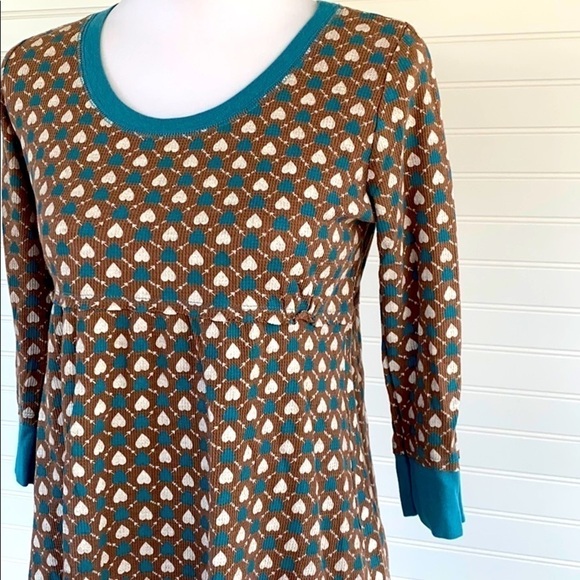 Papaya Heart print Tunic Blouse - Picture 2 of 6